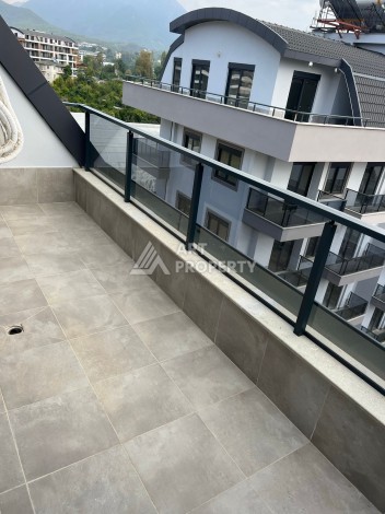 Двухуровневая квартира 4+1 в районе Оба в новостройке! - Ракурс 13