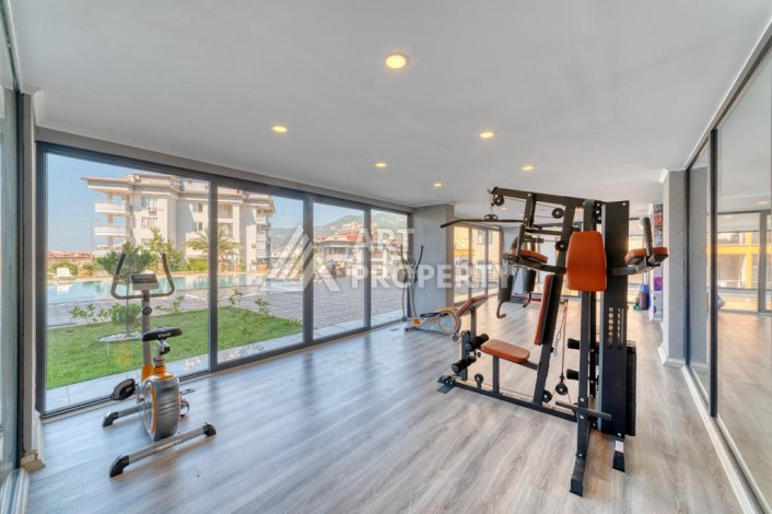 Двухуровневая видовая квартира 3+1 с новой мебелью в новом доме в Оба! - Ракурс 4