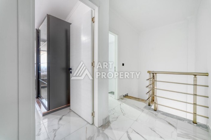 Двухуровневая видовая квартира 3+1 с новой мебелью в новом доме в Оба! - Ракурс 6