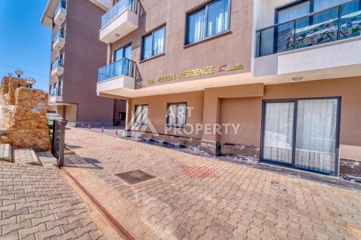 Двухуровневая видовая квартира 3+1 с новой мебелью в новом доме в Оба! - Ракурс 17