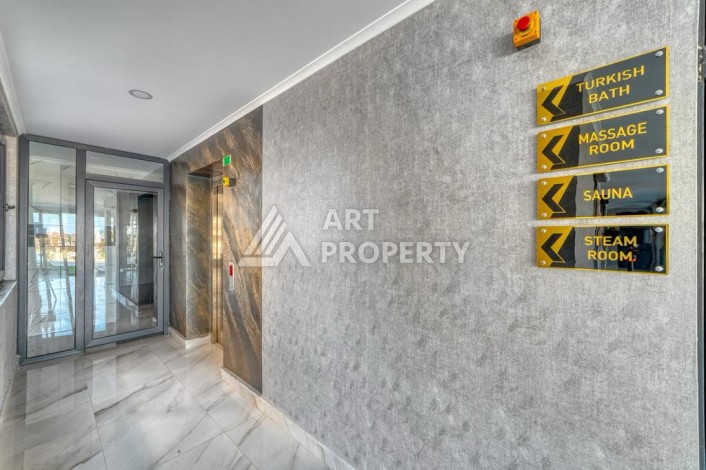 Двухуровневая видовая квартира 3+1 с новой мебелью в новом доме в Оба! - Ракурс 20