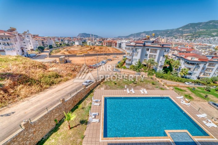 Двухуровневая видовая квартира 3+1 с новой мебелью в новом доме в Оба! - Ракурс 34