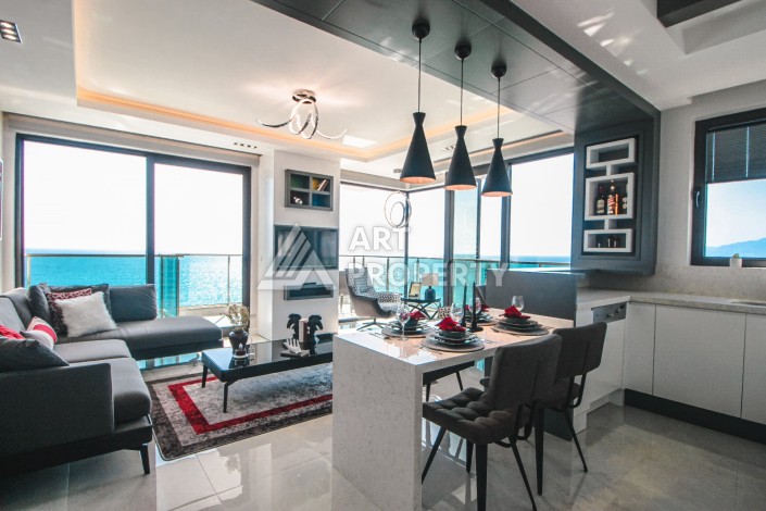 Шикарная квартира 2+1  с видом на море на первой береговой линии - Ракурс 11