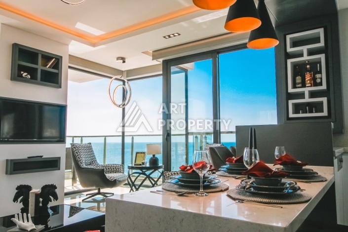 Шикарная квартира 2+1  с видом на море на первой береговой линии - Ракурс 12