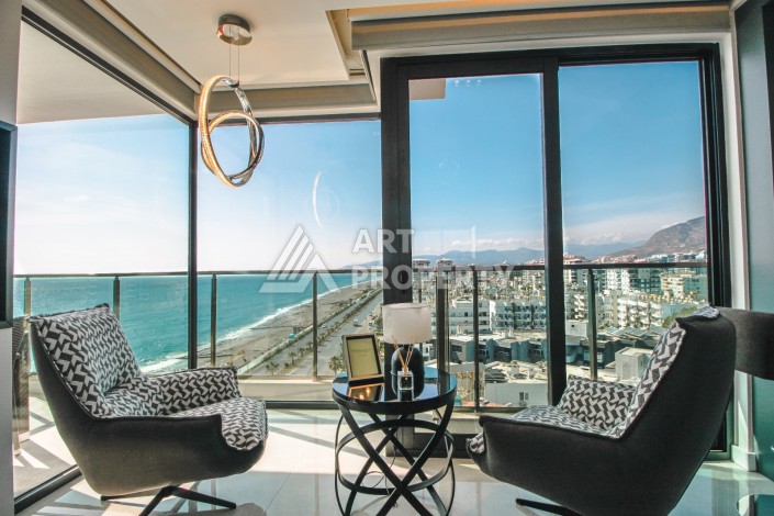 Шикарная квартира 2+1  с видом на море на первой береговой линии - Ракурс 28