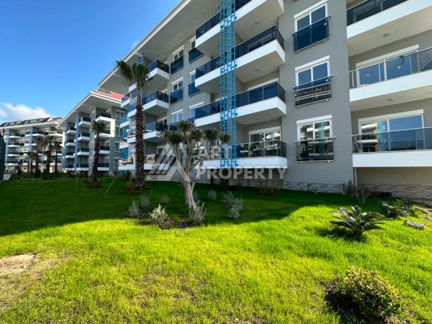 Двухуровневая квартира 2+1 в новом комплексе элитного района Кестел рядом с морем - Ракурс 7