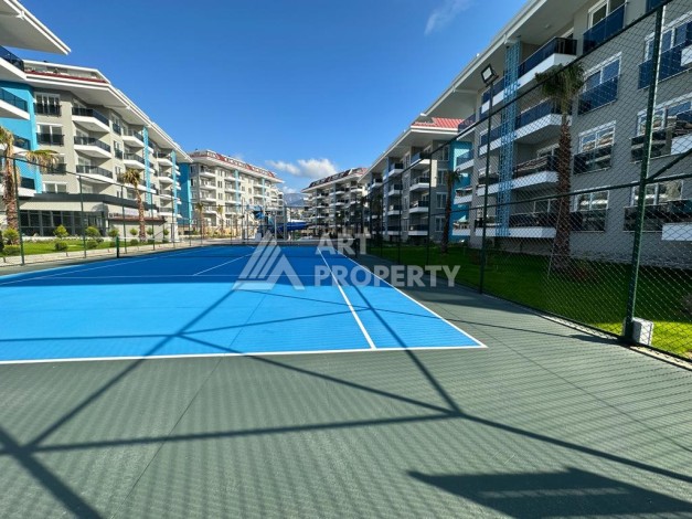 Двухуровневая квартира 2+1 в новом комплексе элитного района Кестел рядом с морем - Ракурс 8