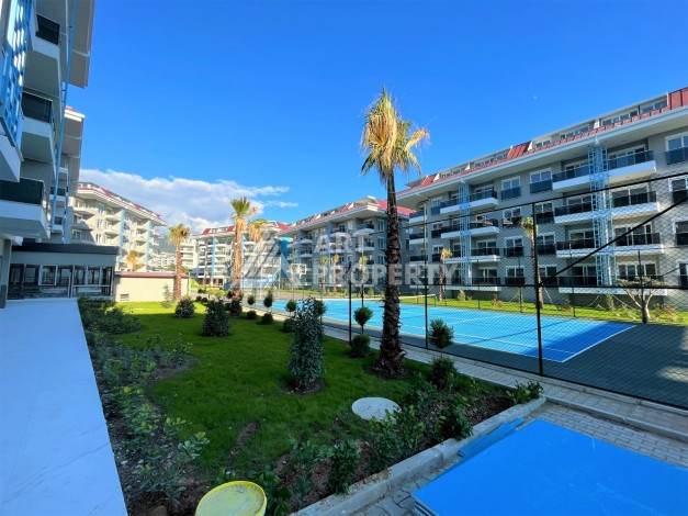 Двухуровневая квартира 2+1 в новом комплексе элитного района Кестел рядом с морем - Ракурс 9