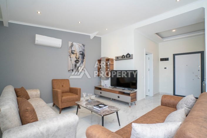 Двухуровневая квартира 2+1 в новом комплексе элитного района Кестел рядом с морем - Ракурс 25