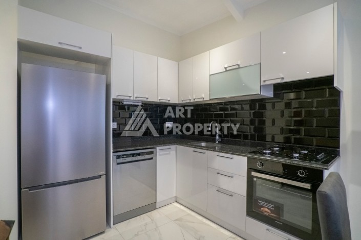 Двухуровневая квартира 2+1 в новом комплексе элитного района Кестел рядом с морем - Ракурс 33