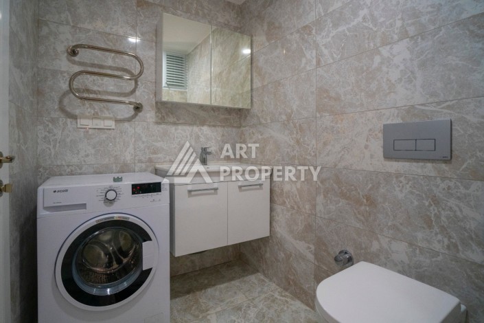 Двухуровневая квартира 2+1 в новом комплексе элитного района Кестел рядом с морем - Ракурс 41