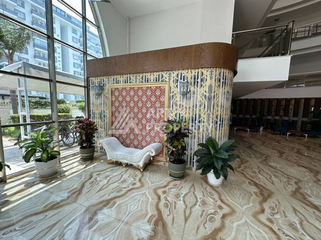 Квартира 1+1 с прямым видом на море в районе Махмутлар - Ракурс 6