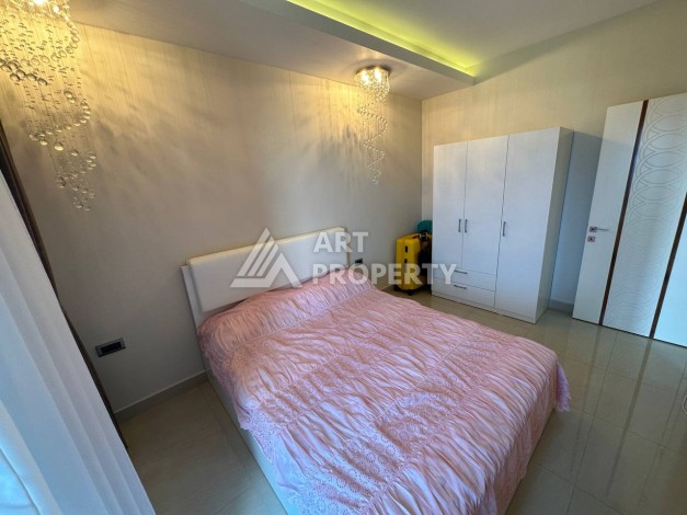 Квартира 1+1 с прямым видом на море в районе Махмутлар - Ракурс 16