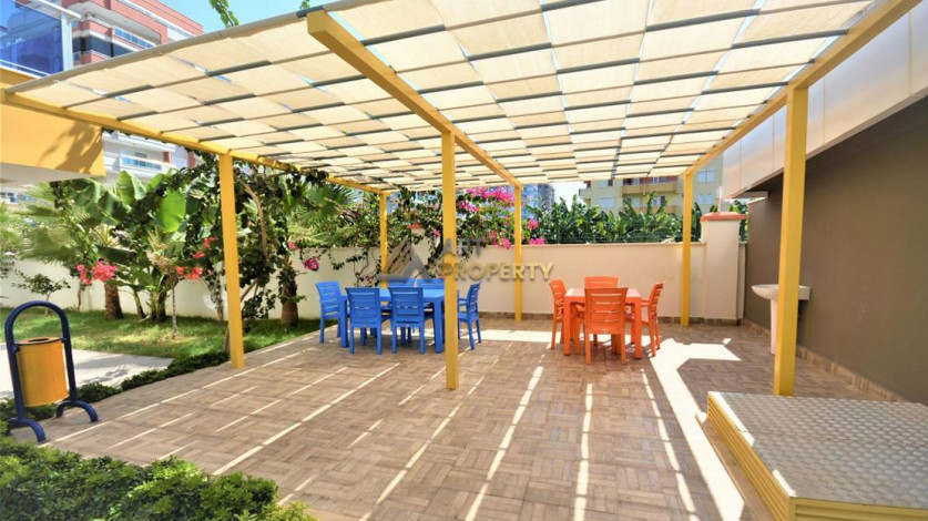 Трехкомнатная квартира с панорамным видом на Средиземное море в районе Махмутлар, Алания,120 м2 - Ракурс 4