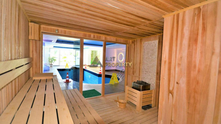 Трехкомнатная квартира с панорамным видом на Средиземное море в районе Махмутлар, Алания,120 м2 - Ракурс 14