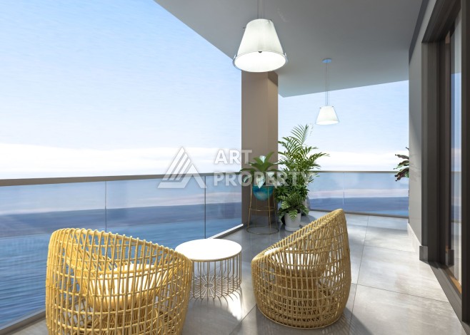 Квартиры от 70 до 180 кв.м. в элитном жилом комплексе в районе Томюк, Мерсин. - Ракурс 5