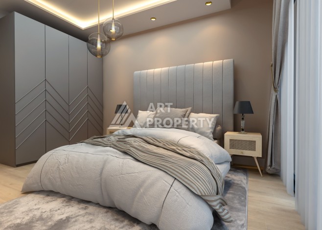 Квартиры от 70 до 180 кв.м. в элитном жилом комплексе в районе Томюк, Мерсин. - Ракурс 9