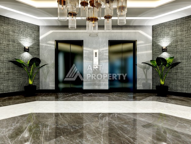 Квартиры от 70 до 180 кв.м. в элитном жилом комплексе в районе Томюк, Мерсин. - Ракурс 13