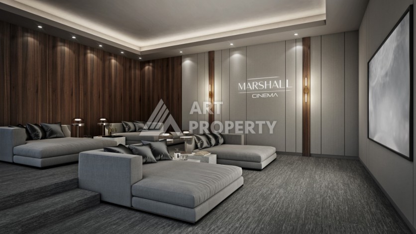 Квартиры от 70 до 180 кв.м. в элитном жилом комплексе в районе Томюк, Мерсин. - Ракурс 17