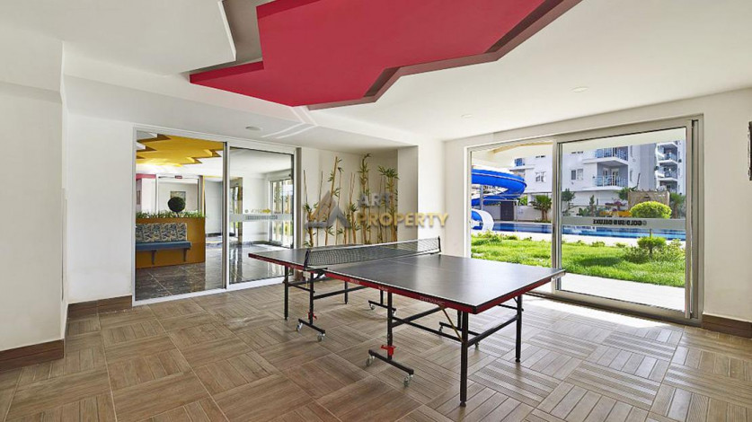 Трехкомнатная квартира с панорамным видом на Средиземное море в районе Махмутлар, Алания,120 м2 - Ракурс 18