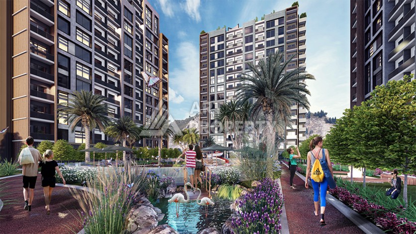 Уютные квартиры разных планировок от 60 кв.м. в Мерсине, Тедже - Ракурс 14