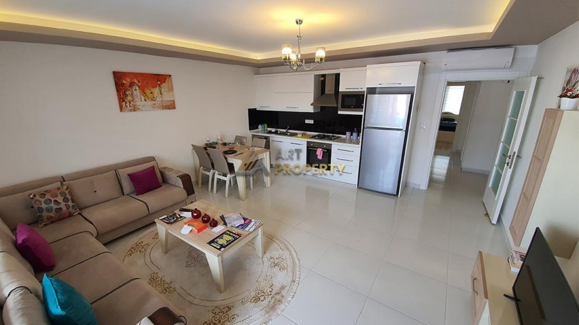 Трехкомнатная квартира с панорамным видом на Средиземное море в районе Махмутлар, Алания,120 м2 - Ракурс 21