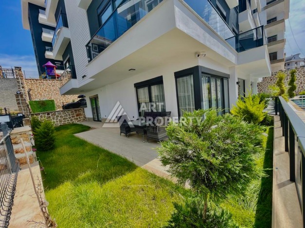 Шикарный дуплекс 2+1 с собственным садом  в районе Оба - Ракурс 2