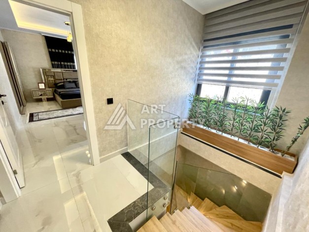 Шикарный дуплекс 2+1 с собственным садом  в районе Оба - Ракурс 20