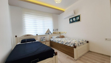 Трехкомнатная квартира с панорамным видом на Средиземное море в районе Махмутлар, Алания,120 м2 - Ракурс 26