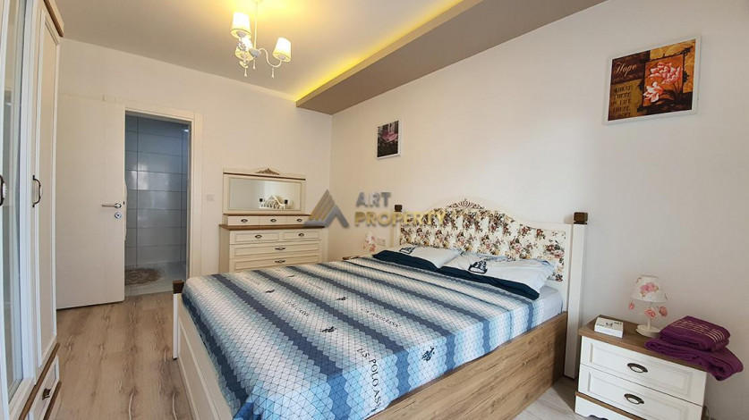 Трехкомнатная квартира с панорамным видом на Средиземное море в районе Махмутлар, Алания,120 м2 - Ракурс 29