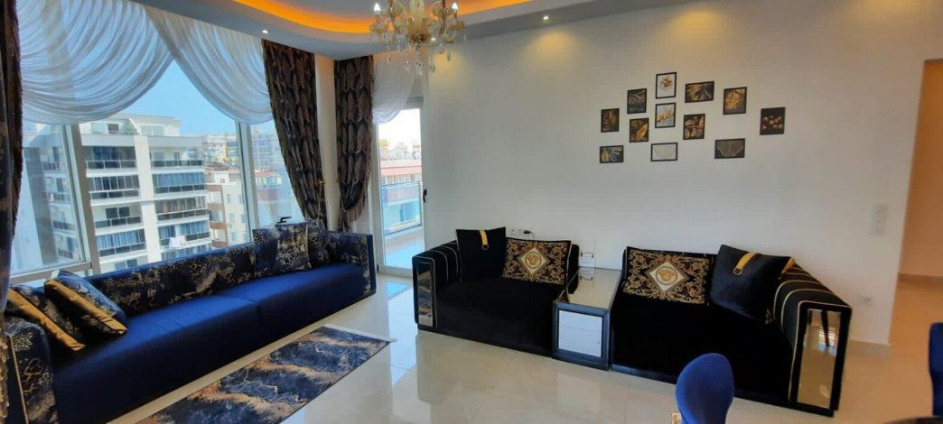 Трехкомнатная квартира в комплексе премиум класса, в 400 метрах от Средиземного моря,Махмутлар, Алания, 130 м2 - Ракурс 2