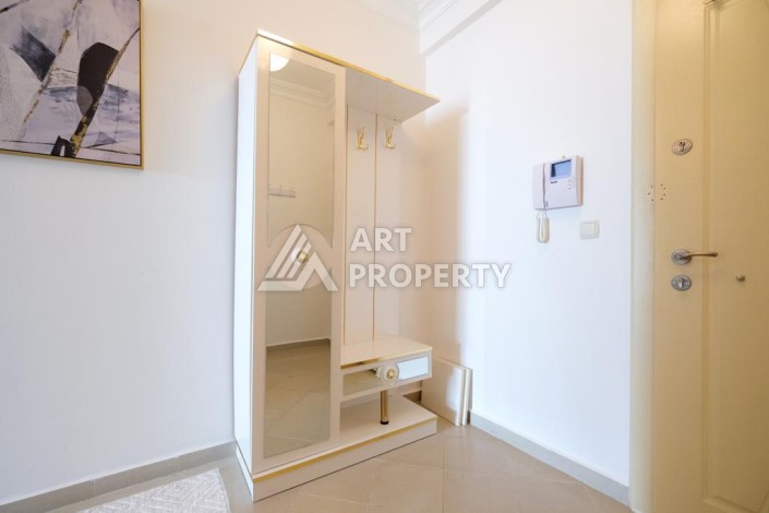 Квартира 2+1 с потрясающим видом на море и крепость в районе Тосмур - Ракурс 23