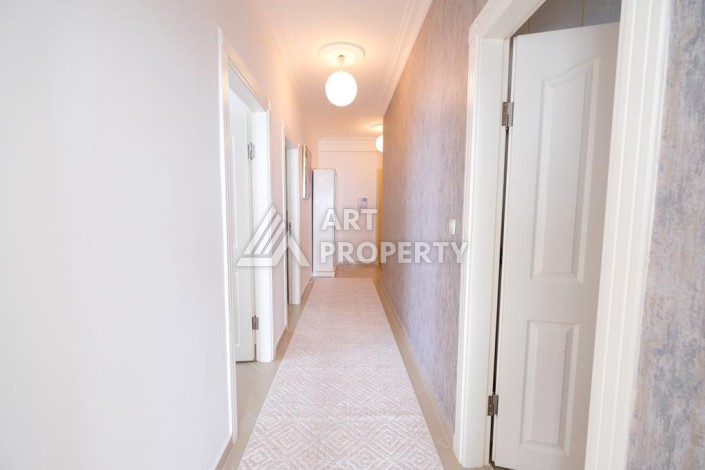 Квартира 2+1 с потрясающим видом на море и крепость в районе Тосмур - Ракурс 24