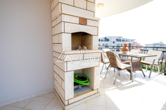 Квартира 2+1 с потрясающим видом на море и крепость в районе Тосмур - Ракурс 26