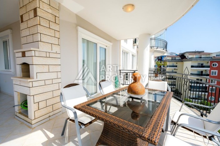 Квартира 2+1 с потрясающим видом на море и крепость в районе Тосмур - Ракурс 29