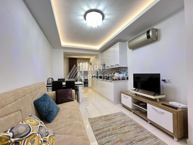 Квартира 1+1 возле пляжа Клеопатра в центре Алании - Ракурс 11