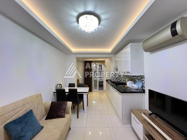 Квартира 1+1 возле пляжа Клеопатра в центре Алании - Ракурс 13