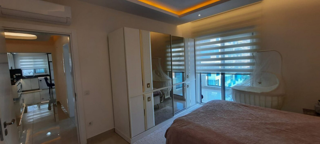 Трехкомнатная квартира в комплексе премиум класса, в 400 метрах от Средиземного моря,Махмутлар, Алания, 130 м2 - Ракурс 6