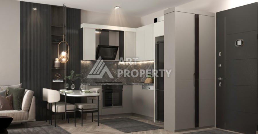 Квартиры 1+1 и 2+1 от 56 кв.м. рядом с пляжем. Тедже, Мерсин. - Ракурс 10