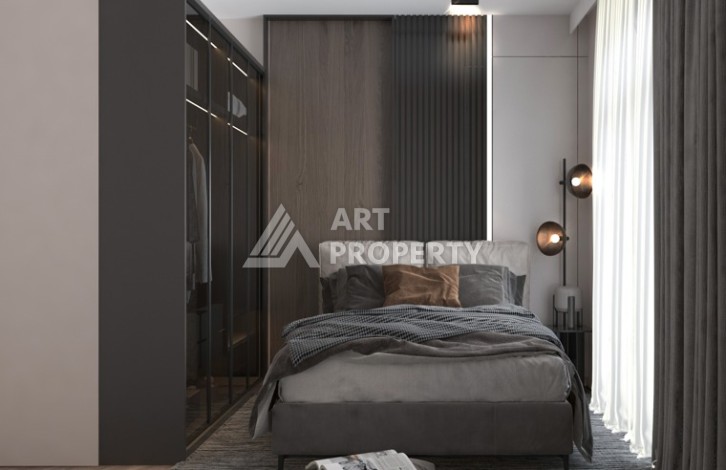 Квартиры 1+1 и 2+1 от 56 кв.м. рядом с пляжем. Тедже, Мерсин. - Ракурс 13