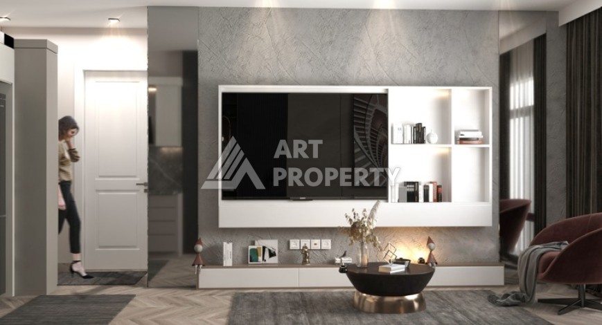 Квартиры 1+1 и 2+1 от 56 кв.м. рядом с пляжем. Тедже, Мерсин. - Ракурс 18