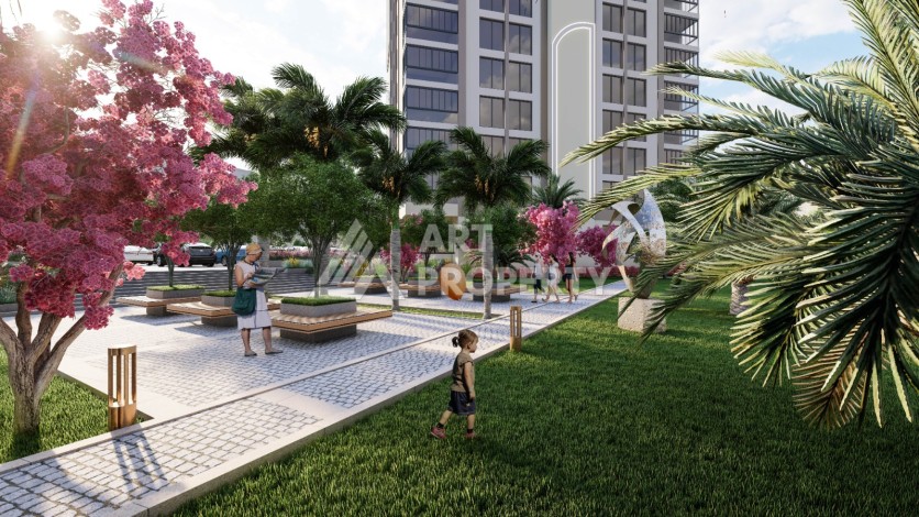 Продажа элитных апартаментов 5+1 площадью 245 кв.м. Мезитли, Мерсин. - Ракурс 12