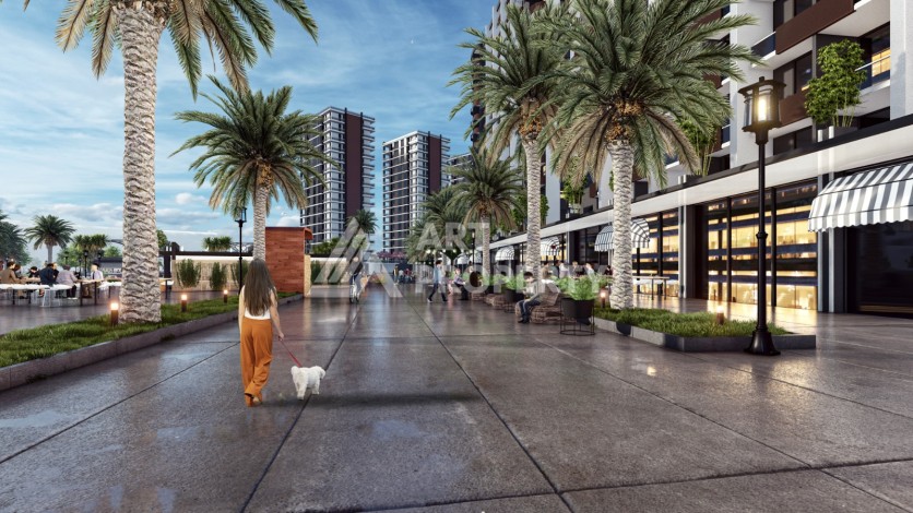 Грандиозный проект в Мерсине с квартирами от 70 до 105 кв.м. в районе Тарсус. - Ракурс 5