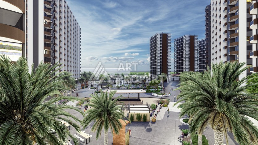 Грандиозный проект в Мерсине с квартирами от 70 до 105 кв.м. в районе Тарсус. - Ракурс 6