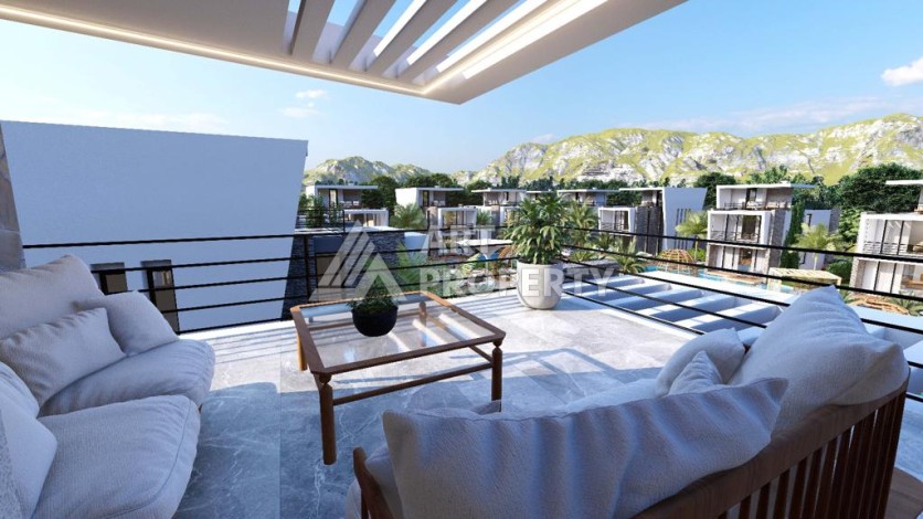 Комплекс шикарных вилл на Северном Кипре в 400 метрах от моря - Ракурс 14