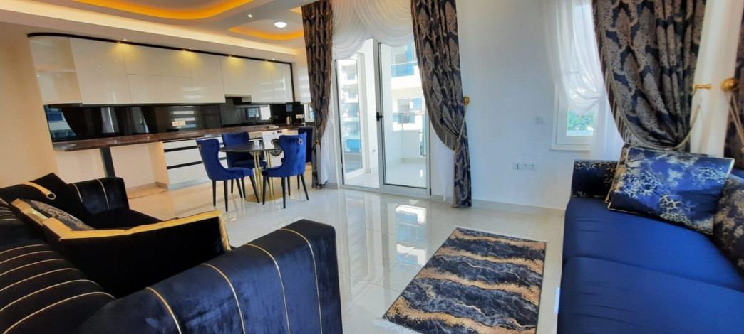 Трехкомнатная квартира в комплексе премиум класса, в 400 метрах от Средиземного моря,Махмутлар, Алания, 130 м2 - Ракурс 17