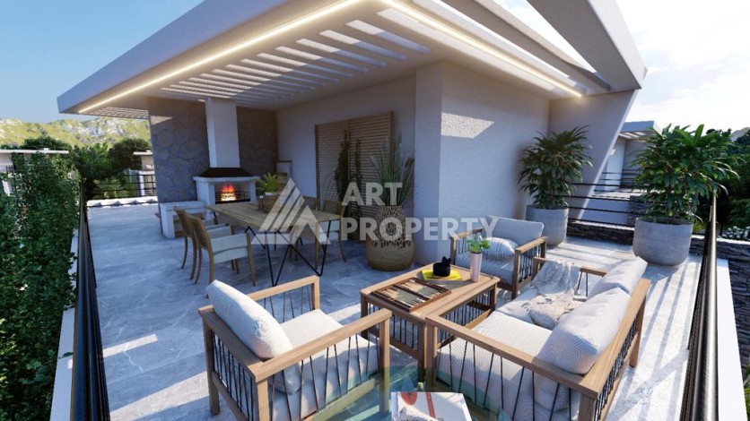 Комплекс шикарных вилл на Северном Кипре в 400 метрах от моря - Ракурс 19