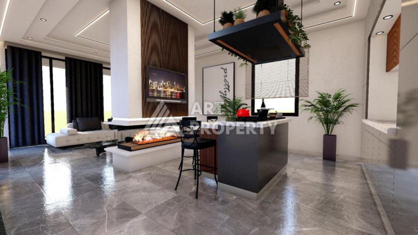 Комплекс шикарных вилл на Северном Кипре в 400 метрах от моря - Ракурс 23