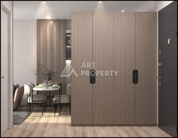 Квартиры 1+1 и 2+1 от 63 кв.м. в прекрасном районе Арпачбахшиш, Мерсин. - Ракурс 12