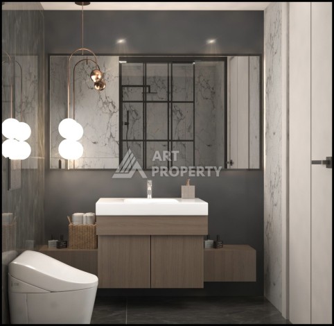 Квартиры 1+1 и 2+1 от 63 кв.м. в прекрасном районе Арпачбахшиш, Мерсин. - Ракурс 15